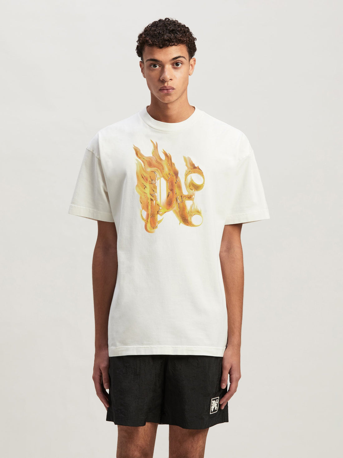 Palm Angels Burning Monogram T-Shirt