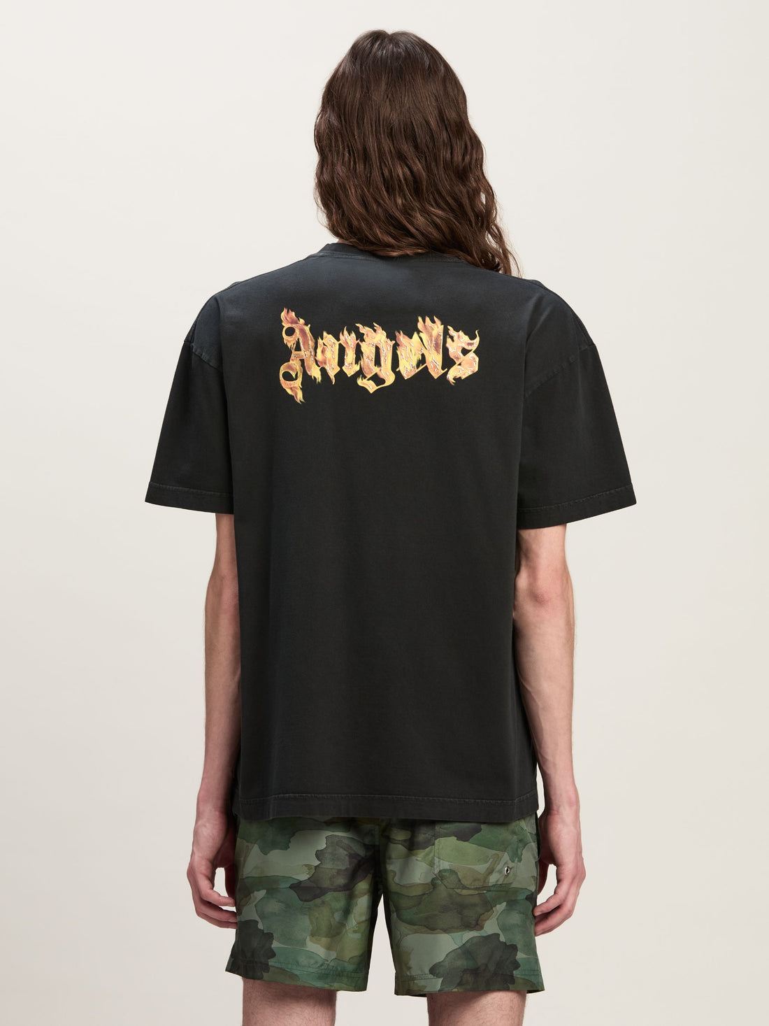 Palm Angels Burning Logo T-Shirt