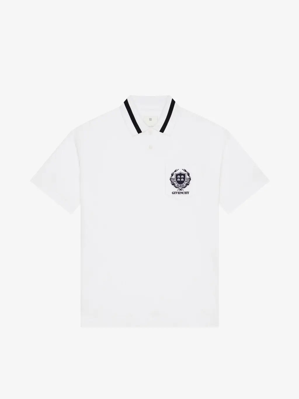 Givenchy Crest Embroidery Polo Shirt