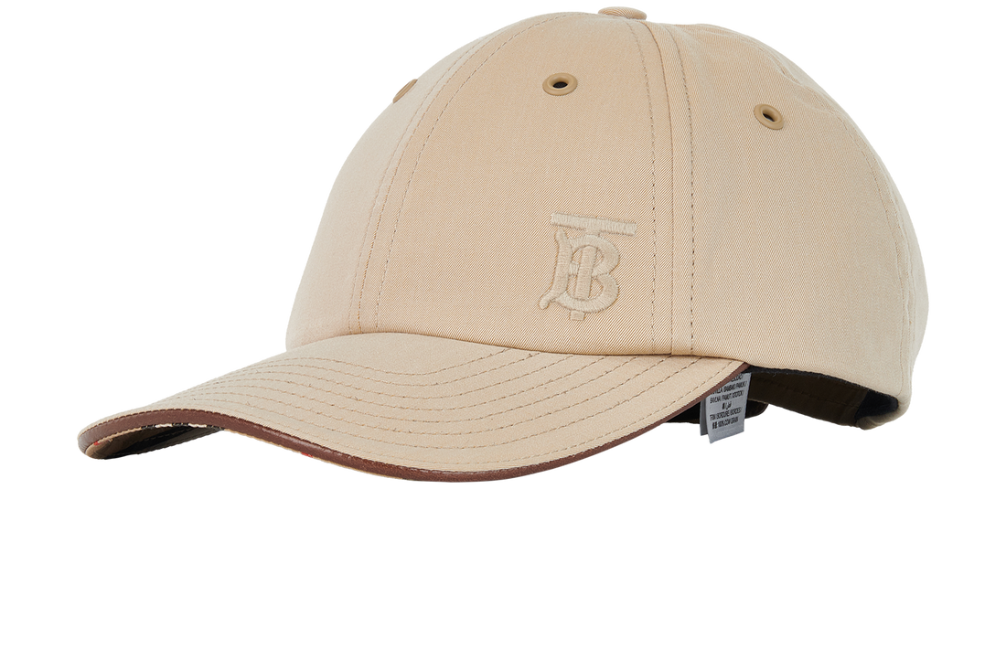 Burberry TB check Detailed Baseball Cap