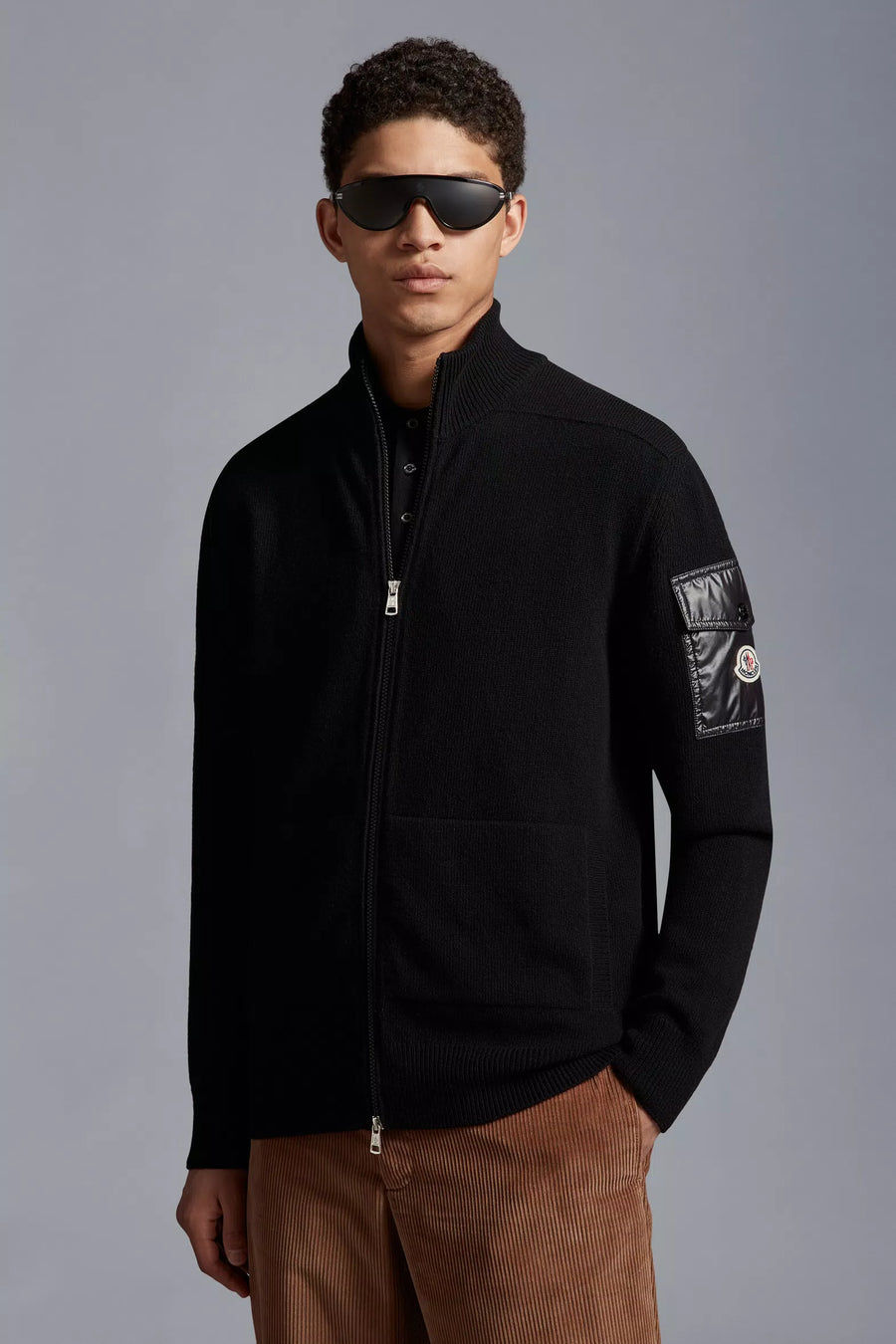 Moncler Zipped Knitted Cardigan