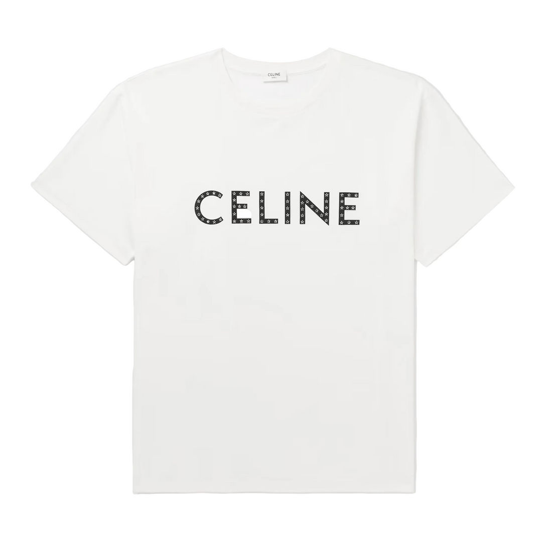 Celine Crystal Embellished T-Shirt