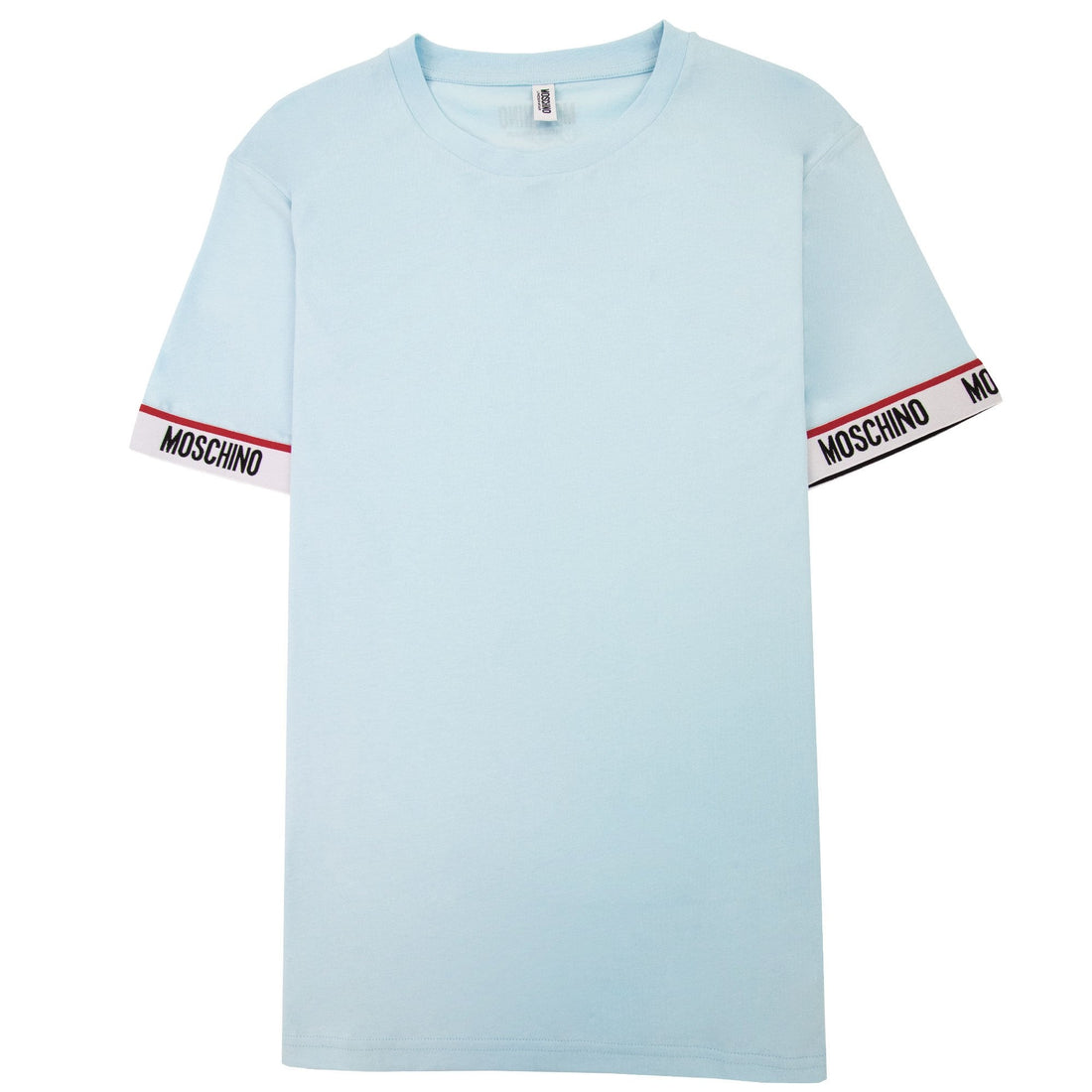 Moschino Light Blue Sleeve Logo T-shirt