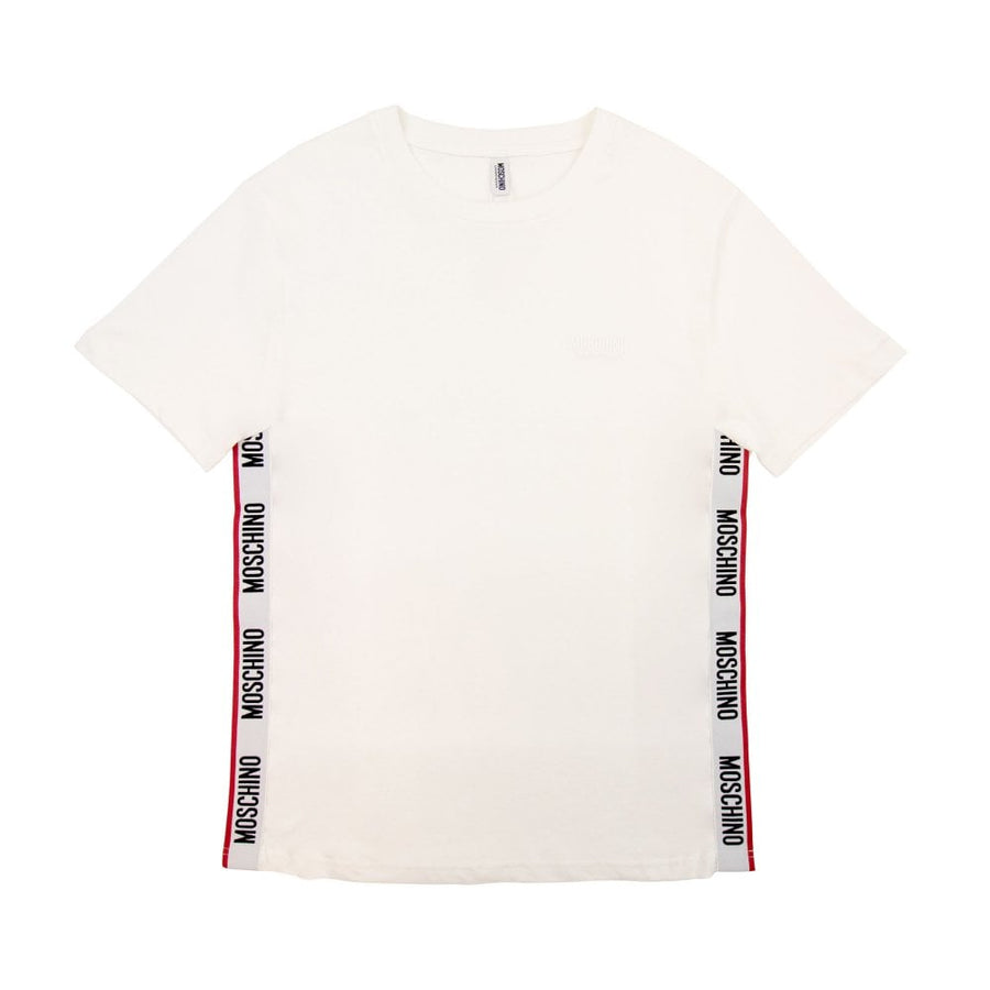 Moschino White Side Logo T-shirt