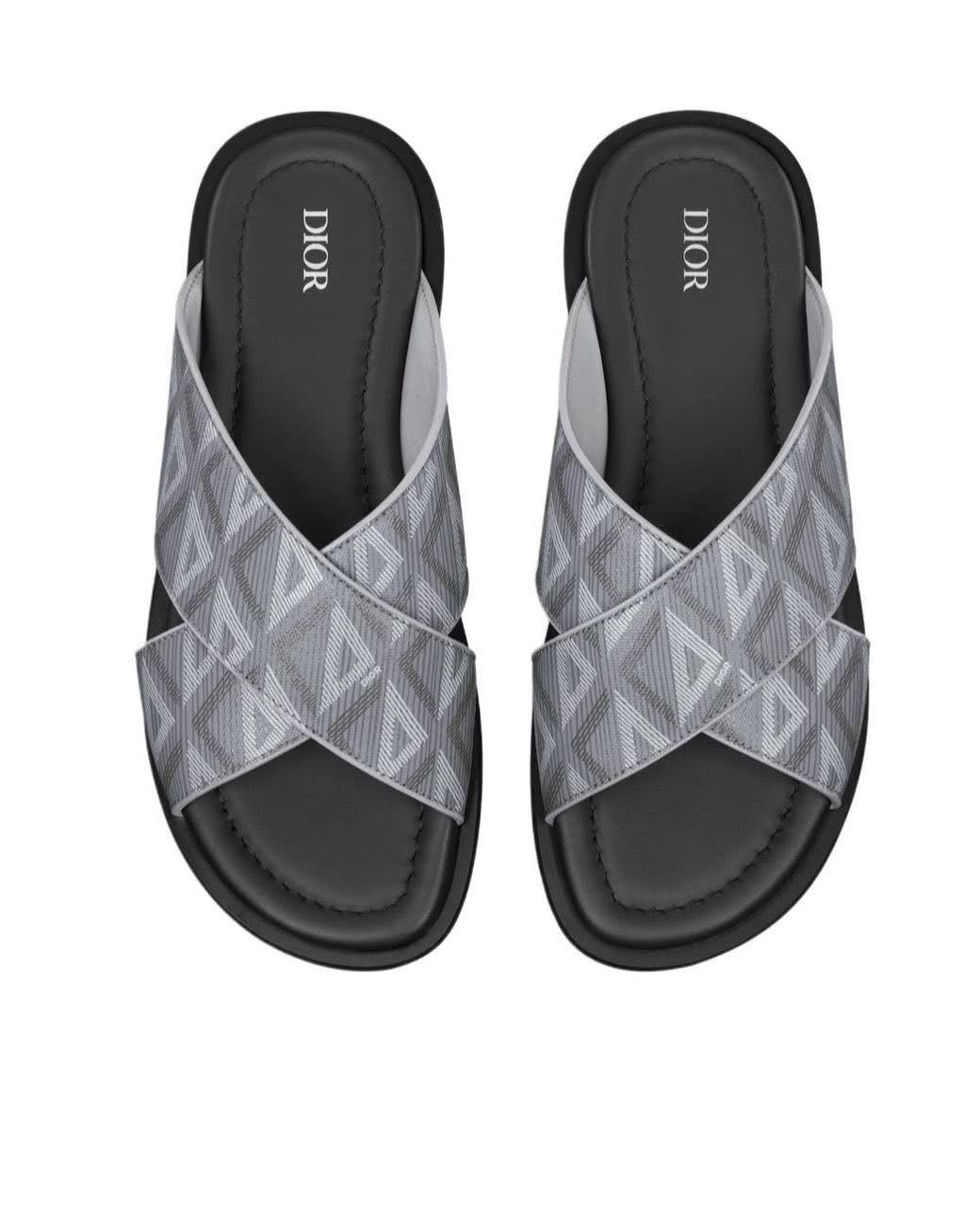Dior Diamond Leather Sandals