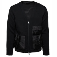 Moncler Zip Pocket Hybrid Cardigan