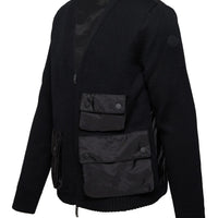 Moncler Zip Pocket Hybrid Cardigan