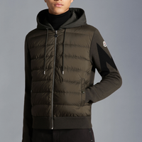 Moncler Hooded Down Cardigan