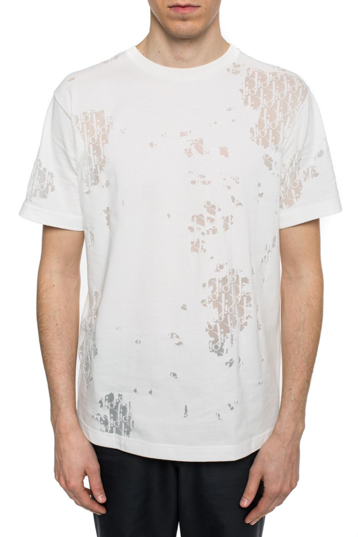 Dior Distressed Oblique T-Shirt