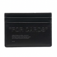 Off-White Debossed Quote Card holder