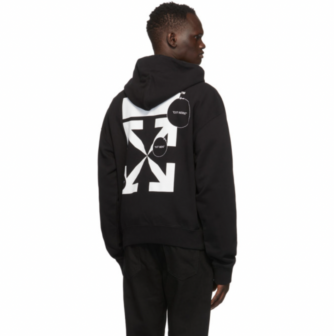 Off-White Cut Here Zip Hoodie