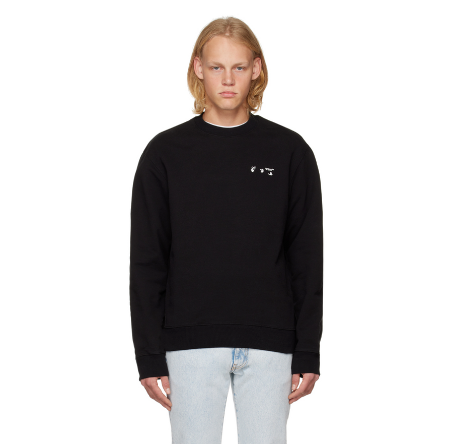 Off-White Rubber Logo Sweatshirt