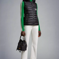 Moncler Glygos Hooded Down Vest Women