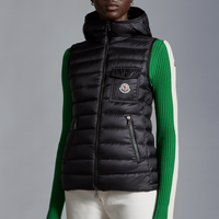 Moncler Glygos Hooded Down Vest Women