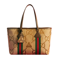 Palace x Gucci GG Jumbo Canvas Web Detail Tote Bag