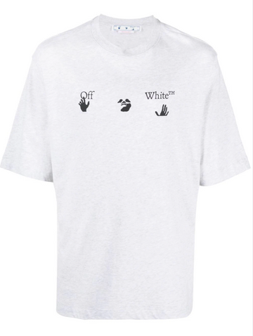 Off-White Big Logo T-Shirt Grey