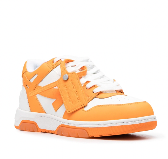 Off-white Out Of Office Sneaker Calf Leather White Orange