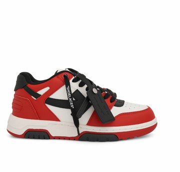 Off-White Out Of Office Sneaker Leather Red Black