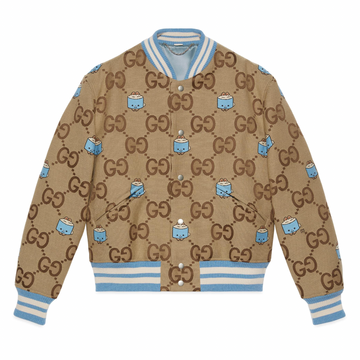 Gucci Kawaii Jumbo GG Varsity Jacket