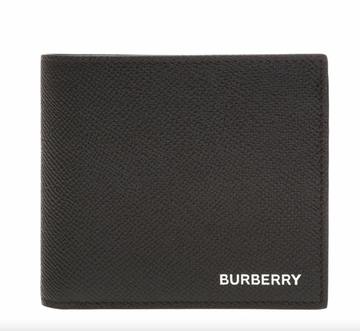 Burberry Grained Leather Bi-Fold Wallet