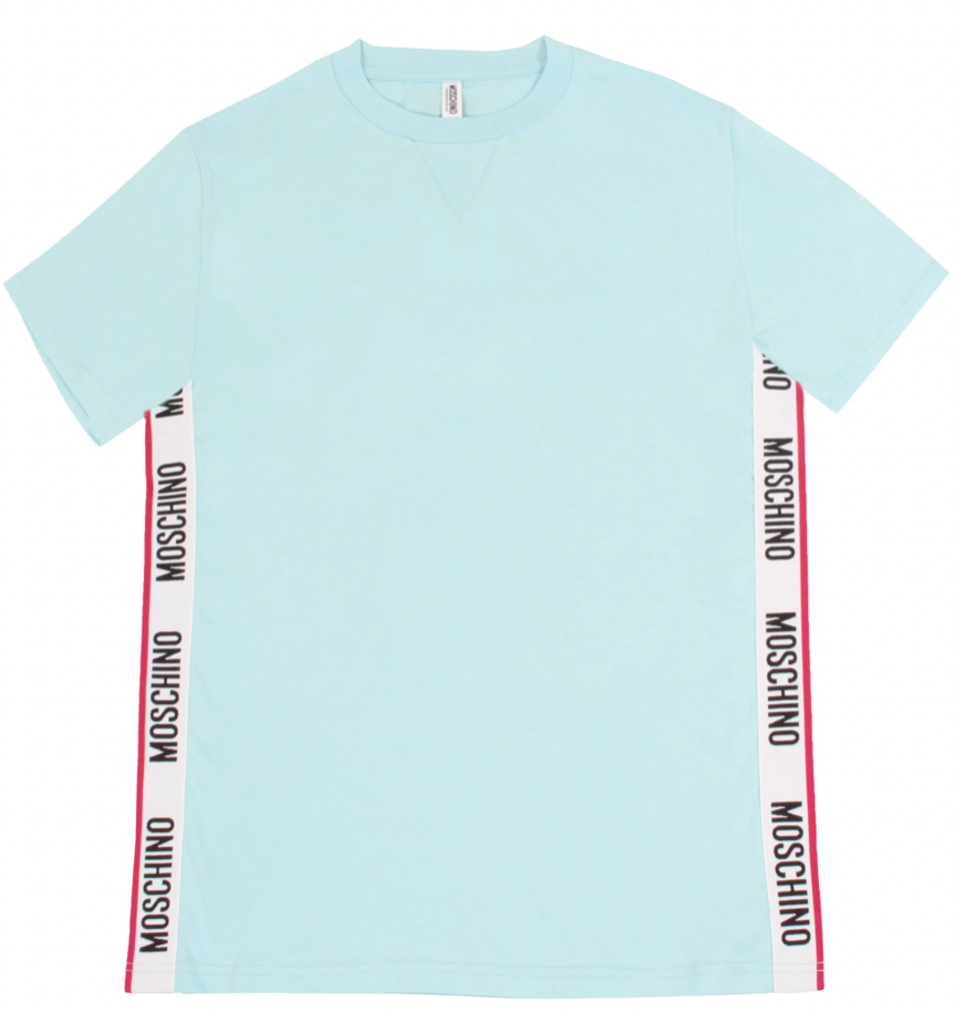 Moschino Light Blue Side Logo T-shirt