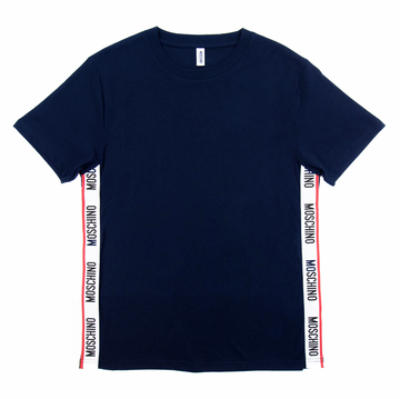 Moschino Navy Side Logo T-shirt