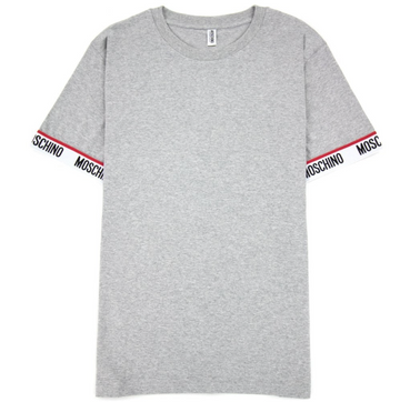 Moschino Grey Sleeve Logo T-shirt