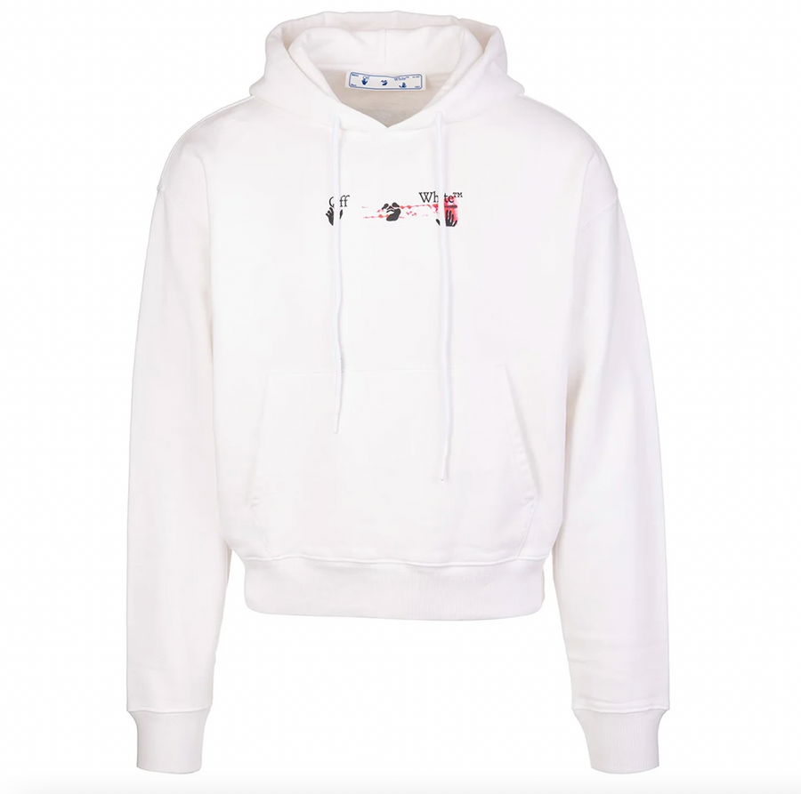 Off-white Acrylic Arrow Hoodie