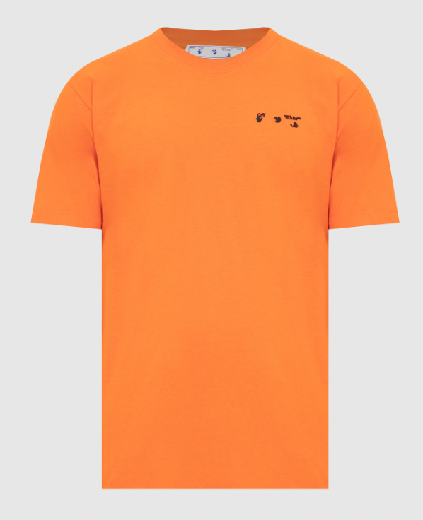 Off-White Small Logo T-Shirt Orange