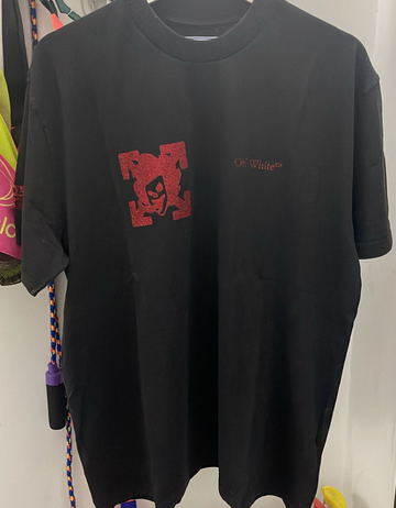 Off-White Logo Embroidery Arrow T-Shirt