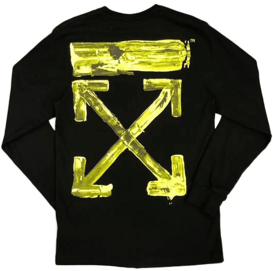 Off-White Acrylic Long Sleeve T-Shirt