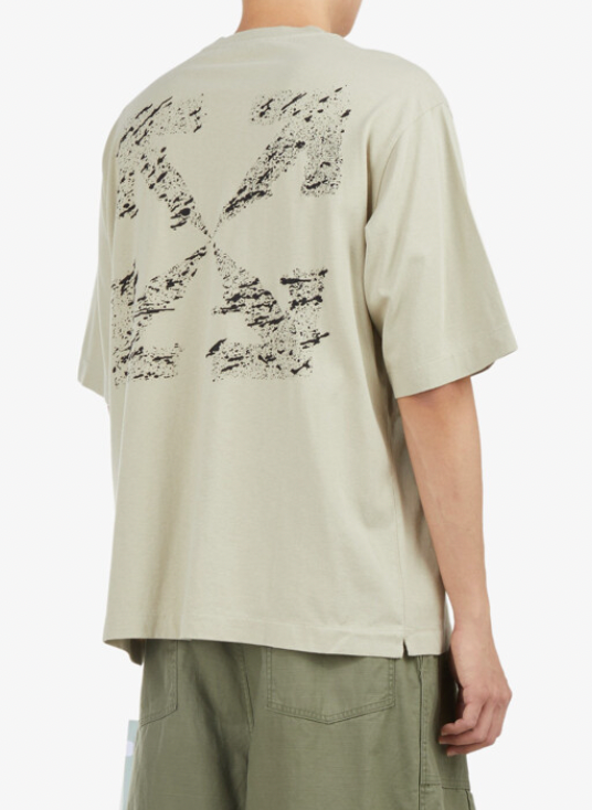 Off-White Paint Splatter Arrow T-Shirt