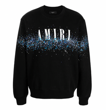 Amiri Core Crystal Paint Splatter Sweatshirt