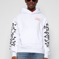 Amiri Bones Hoodie White