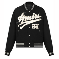 Amiri Logo Patch Bomber Jacket