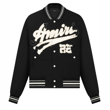 Amiri Logo Patch Bomber Jacket