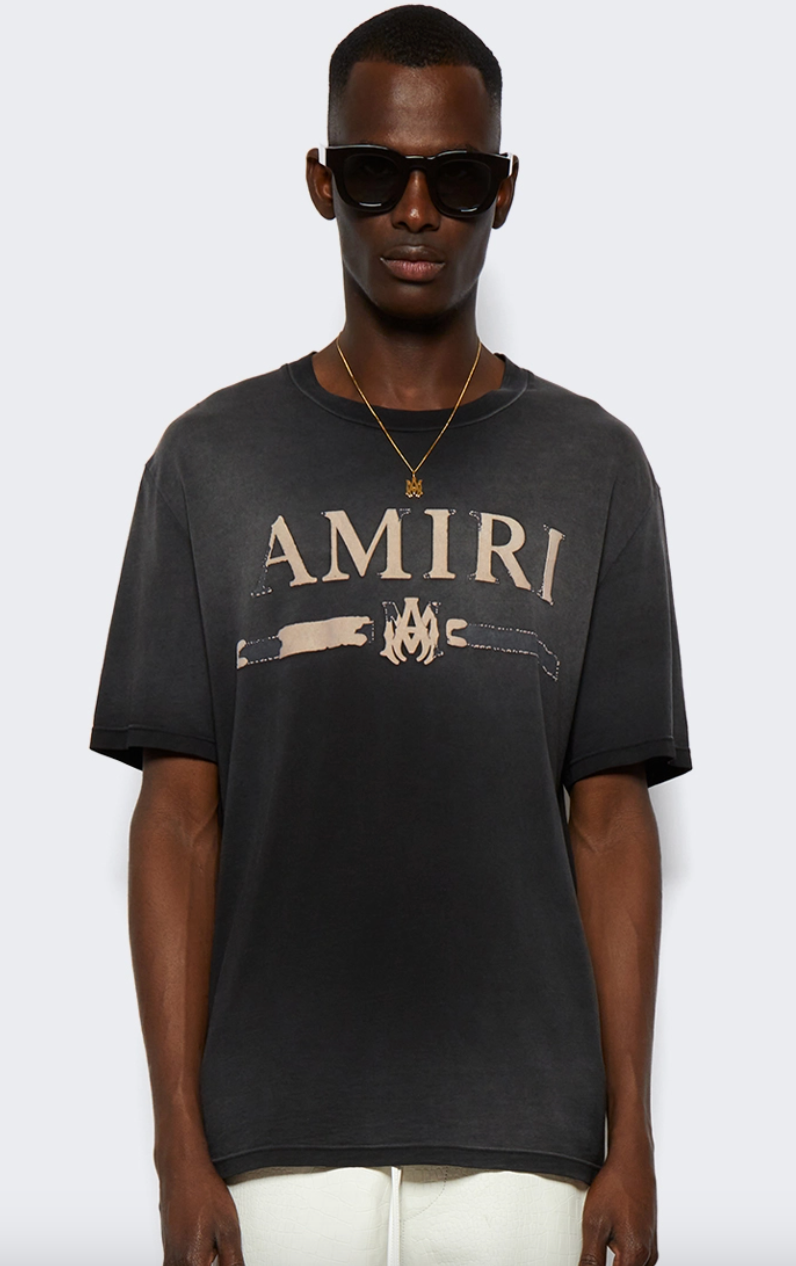 Amiri MA Bar Applique T-Shirt