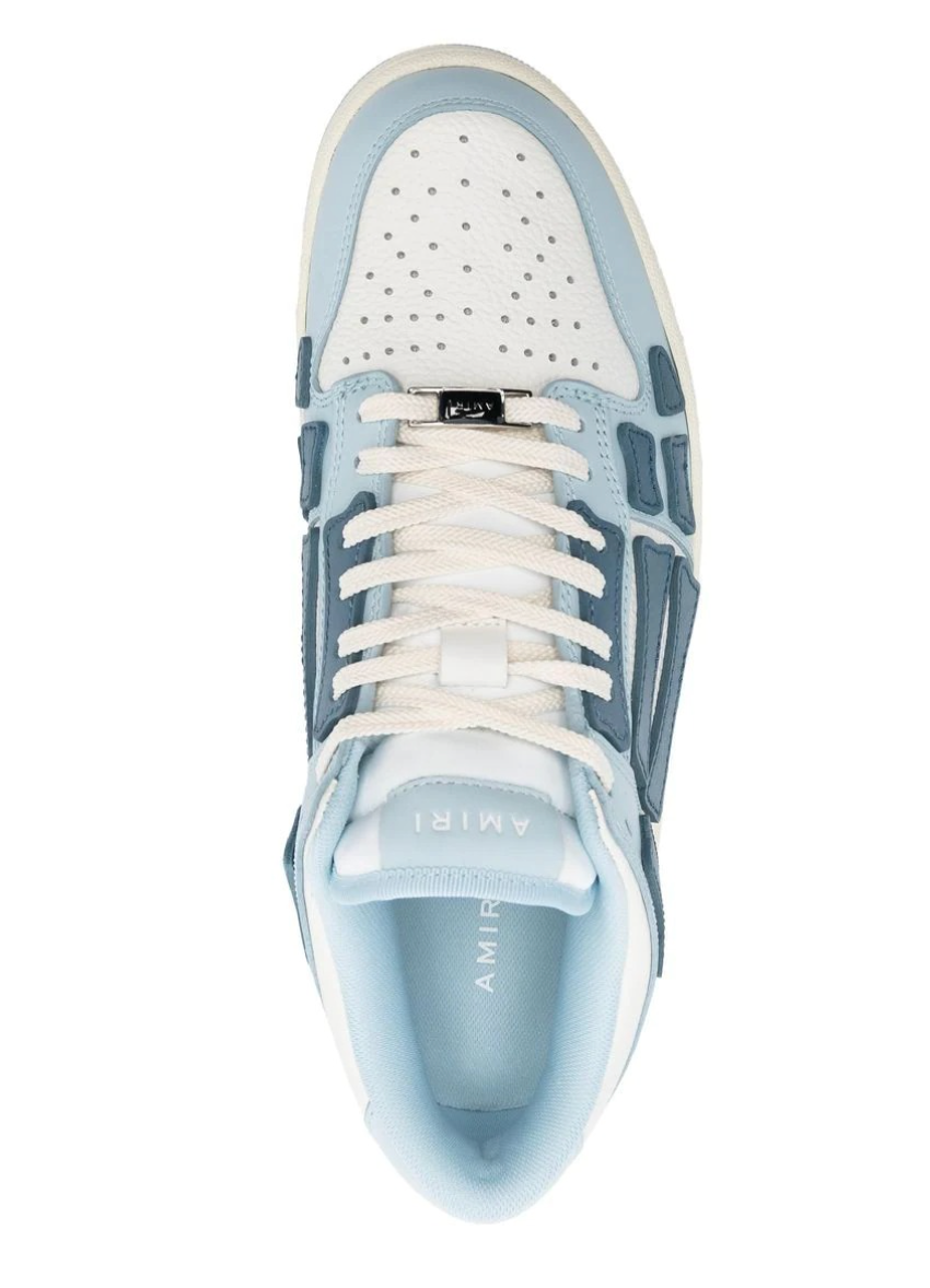 Amiri Skeleton Low Sneaker Baby Blue