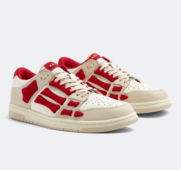 Amiri Skeleton Low Top Sneaker Red