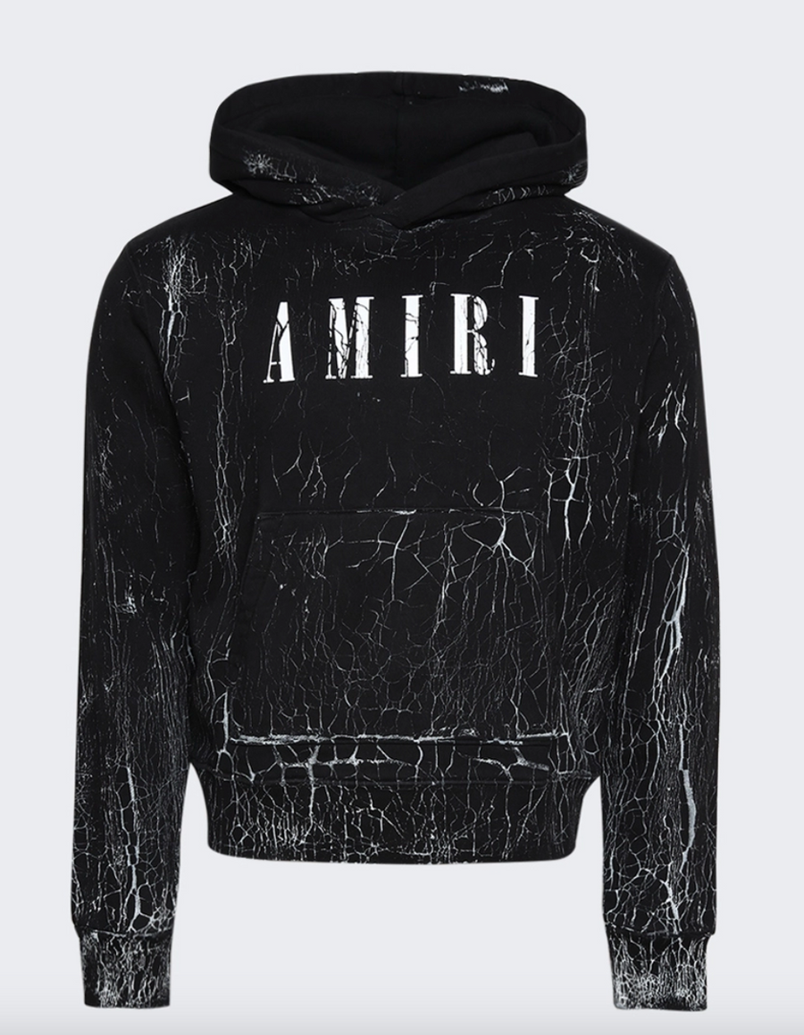 Amiri Cracked Dye Core Logo Hoodie