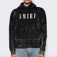 Amiri Cracked Dye Core Logo Hoodie