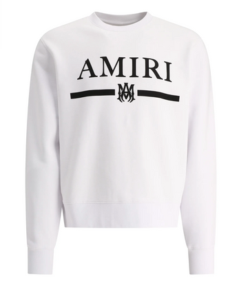 Amiri MA Bar Sweatshirt White