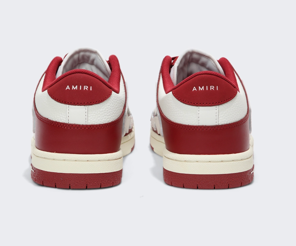 Amiri Skeleton Low Sneaker Red