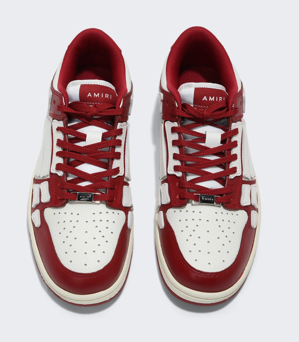 Amiri Skeleton Low Sneaker Red