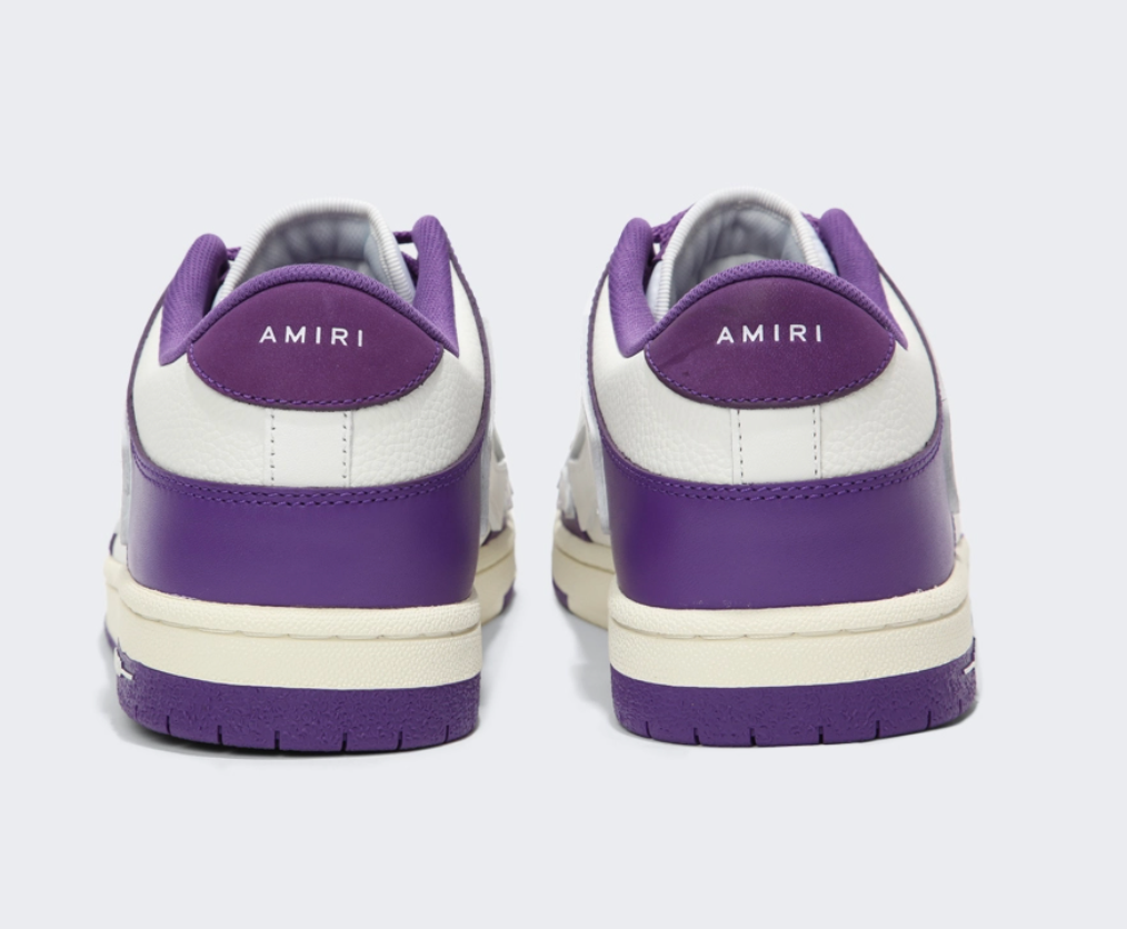 Amiri Skeleton Low Sneaker Purple