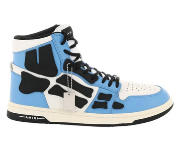 Amiri Skeleton High Top Sneaker Carolina Blue