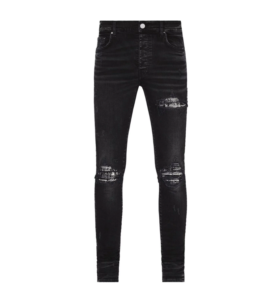 Amiri Boucle MX1 Aged Black Jeans