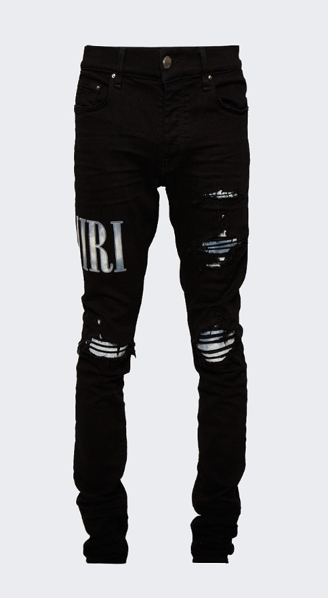 Amiri Tie Dye Core Logo Jeans BLACK OD