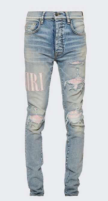 Amiri Tie Dye Core Logo Jeans Store Indigo