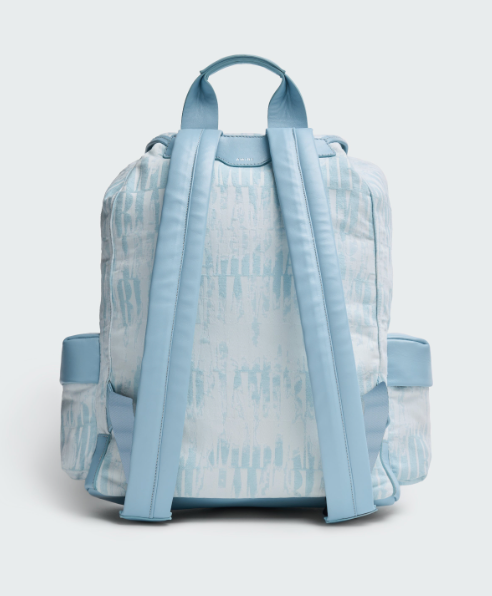 Amiri Jacquard Baby Blue Backpack